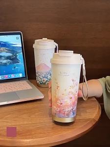 Cốc Giữ Nhiệt Bằng Thép Không Gỉ 520ML Bình Chân Không Di Động Giữ Lạnh Và Giữ Nhiệt Cốc Du Lịch Cốc Đựng Cà Phê Bình Nước Cho Nam Giới