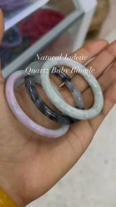 กำไลหยกเจไดต์ กำไลเด็ก ไซส์40.5-48.5