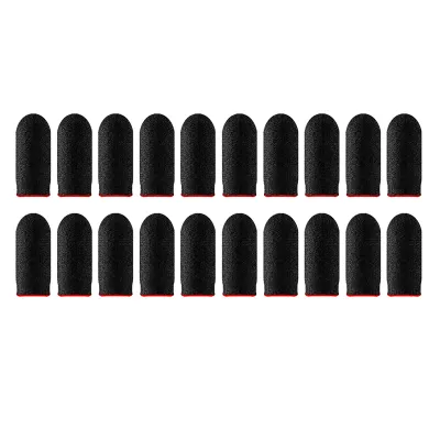 40pcs Mobile Game Fingertip Gloves Sweatproof Anti-slip Touch Screen Finger Sleeve Breathable Gaming Fingertip Cover For Gamer
