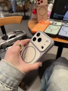 Luxury Convert to 17 Matte For Magsafe Case For iPhone 13 14 15 16 17 Pro Max Plus Magnetic Shockproof Bumper Back Cases Cover
