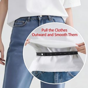 Adjustable Band Crop Tuck ToolInvisible Tuck-in Shirt Tool – Multi-purpose Elastic Waistband For T-Shirts Blouses & Sweaters
