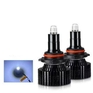 2 Bóng Đèn Pha LED H7 H11 9005 HB3 9006 80W Canbus Đèn Pha Ô Tô Trắng Vàng Xanh Bộ Đèn Sương Mù Mini 3D 360 Độ °