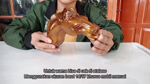 SHIFT KNOB MOTIF KEPALA KUDA HITAM / SHIFT KNOB / TUAS PERSNELING MOBIL DIESEL