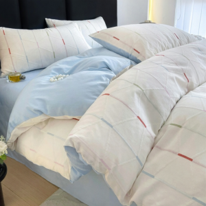 MANYILUN | Bộ Đồ Chăn Ga Gối 3 Lớp Bằng Cotton