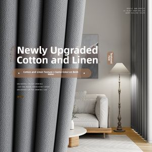 WEILAISHI | Total Blackout Thick Cotton Linen Curtains