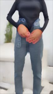 Alzera • Celana Jeans Boyfriend Terbaru Model Ring Button