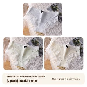 MiiOW | Sensual Lace Antibacterial Long Pouch Triangle Briefs