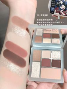 JudydoLL Disney Fun Eye Shadow Palette Highlight Contour Blush 7 Color Puzzle Playful Natural Matte Eyeshadow Palette