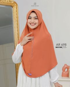ARRAFI Hijab Instan AR 698 Stella Premium Polos Pet Antem Daily