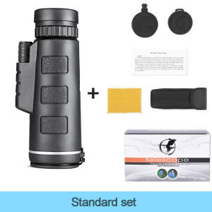 40X60 Telescope Professional Monocular Powerful Binoculars HD Pocket Telescope with Tripod for Travel Holiday as Gift Teleskop