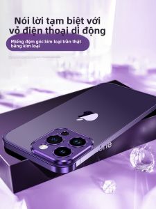 xilixili | Metallic Bumper Case For iPhone 14 Pro Full Cover No Frame Heat Dissipation Compatible With Apple 14 Promax New Lens Protection