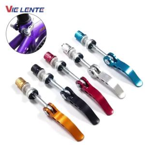Mountain Bikes Tool MTB Bicycle Seat Tube Clamp Screw Quick Release Lever Cycling Seat Tube Road Bike Quick Release Universal