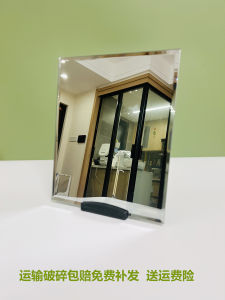 Large Desktop Makeup Mirror Student Dormitory Household Portable Princess Desktop HD Dresser Minimalist Hairdressing Mirror