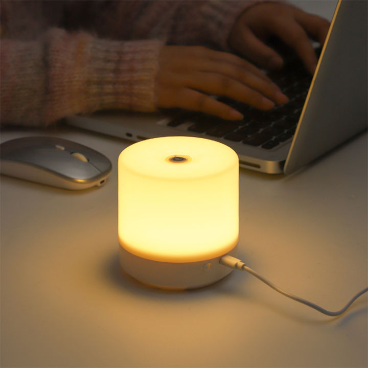 Light Table Standard Usb Plug-in LED Night Light Touch Control Bedside Table Lamp Bedroom ...
