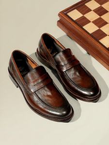 DESAI | Comfortable Leather Soft Soles Business Casual Leather Loafers