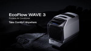 EcoFlow WAVE 3 Portable Air Conditioner 1800W/6100 BTU Cooling 2000W/6800 BTU Heating 1000W Fast Charging (75 mins) 8 hr Wireless Runtime App Control Ideal for Camping Vanlife RVs&SUVs