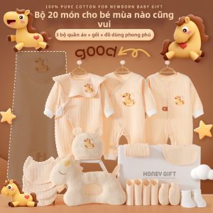 TUZIBEIBEI | Bộ Quần Áo Bé Bằng Cotton