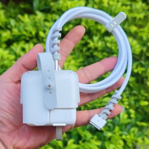  M2 M3 M4 Computer Book Air Notebook Data Cable Protection Cover 30W 45W Power Cord Organizer Simple Style Half Edge