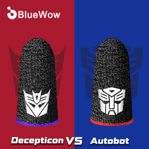 BlueWow Fingersleeves for Gaming Finger Gloves for Gaming Gaming Finger Sleeve Gloves Breathable Fingertips Sweatproof Game Control