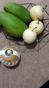 Keranjang Buah Stainless Gold Tempat Buah Wadah Buah Nampan Buah | Keranjang Buah Wadah Makanan Emas