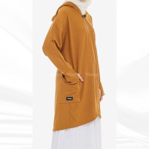 Outer Hijab Muslimah Dewasa By Hijacket luaran Muslim VIRAL MODERN KEKINIAN BEST SELLER - Jaket Wanita Muslimah Panjang
