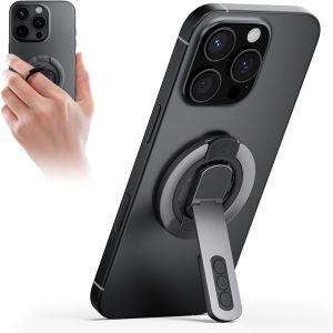 Phone Grip for Magsafe Phone Stand 360°Roration Gym Holder Phone Kickstand Silicone Finger Ring Innovative Pressure-Relief