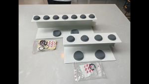 Innohut Airwrap Curler Holder Wall Mounted Shelf Hair Dryer Rak Curler Rambut Dryer Stand Rak Dryer Rambut