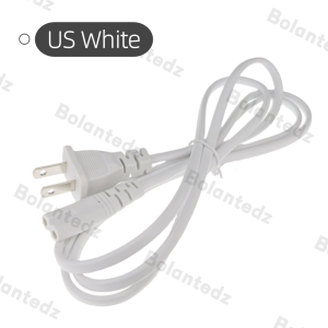 Bolantedz 1PCS EU US AC Power Cable 2pin 1.5m IEC C7 Power Extension Cord For CD Player Sony PSP 2 3 Portable Radio Laptop
