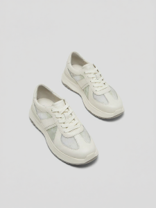 Spring Breathable Lace-up Thick Sole Casual Shoes