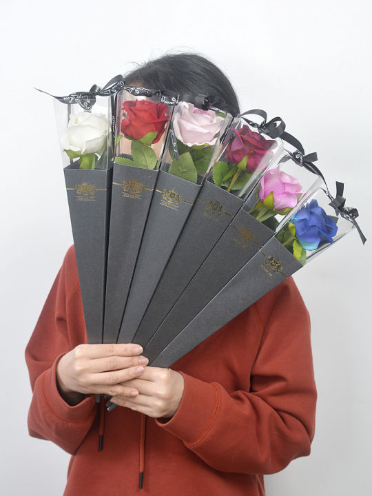 Artificial Rose Flower Bouquet for Women's Day Teacher's Gift Girlfriend Present Company Event Qixi Festival Small Gift
