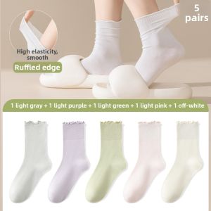 MiiOW | Summer Light Women Socks Lace Edging