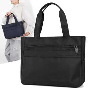 Túi Xách Công Sở Dung Tích Lớn Cho Nam Túi Du Lịch Ngắn Túi Sách Túi Tài Liệu Túi Xách Vai Đơn Màu Trơn Túi Xách Mềm