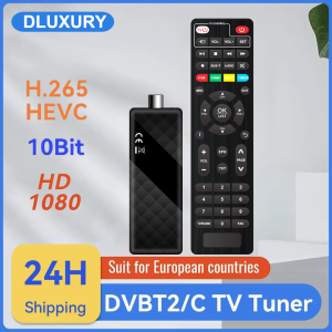 Dluxury U3mini DVB T2 DVB C Digital TV Decoder HD Free TV Channels 7Days EPG TV Tuner for Spain France Itlay Columbia ect