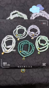 vòng tay nữ dáng chuỗi ngọc dẹt tím jade A tự nhiên mix đồng điếu ngọc  charm như ý nguyện ngọc jade a bọc vàng tây và charm càu kim tiền vàng tây vòng tay đá phong thủy trang sức thiết kế đủ hóa đơn thẻ bảo hành