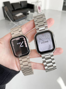 Lightweight Stainless Steel Metal Bracelet for Apple Watch S11 Ultra2 8 9 10 iWatch7 Business Style Fits Men Woman Versatile Replacement Strap