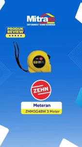 Zehn Meteran Pengukur ZMM3G48W 3 Meter Kuning