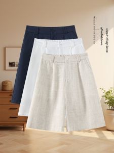MEITESIJIAONU | Quần Shorts Lụa Tre Dễ Thương Mỏng A-Line Rộng Cho Phụ Nữ Mùa Hè