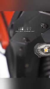 SEAMETAL 2 Buah Lampu Sein Motor Lampu Sein mini LED Sen Motor DC 12V Universal Kedip Kuning Universal
