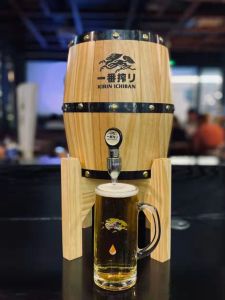 Qingdao Beer Rack 3L Stainless Steel Liner Tie Beer Barrel Craft Liquor Divider Bar with Faucet Commercial for Tasting Special