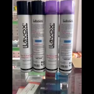 Keo xịt tóc Lavox OK038 gôm xịt tóc giữ nếp cứng mềm nhanh khô giúp tạo kiểu giữ nếp tóc tự nhiên 420ml