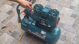Máy nén khí Nakawa 30L không dầu tốc nhanh NK-BH2530E(tặng kèm dây PU 6M)