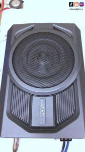 Adams Digital 8"Inch High Power Underseat Active Subwoofer Slim RMS 200W RUS 801 RUBI Series