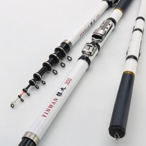 JOSBY Carbon Fiber Spinning Fishing Rod Telescopic Mini Pole 3M 2.7M 2.4M 2.1M 1.8M 1.5M Fish Gear Tackle High Quality