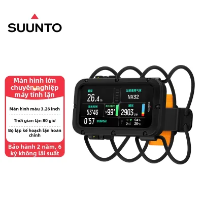 Suunto | Đồng Hồ Máy Tính Lặn Chuyên Nghiệp Màn Hình Lớn Theo Dõi 3D