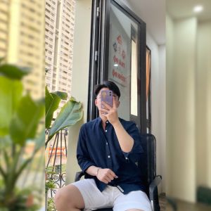 Áo Sơ Mi Nam Dài Tay Cổ Tàu GRAYHOMME Sơ mi Cổ Tàu linen kẻ sọc cá tính chất vải đũi thoáng mát - TB130