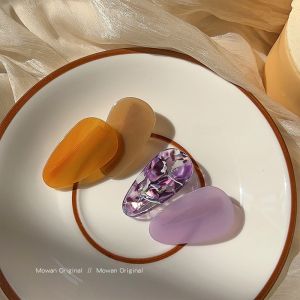 Cute Girls Hair Clip Amber Duckbill Hair Clip Fashionable Hair Accessories Side Bangs Hair Clip Womens Headwear Stylish