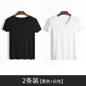 เสื้อกั๊กผ้าโมดอลบางสำหรับผู้ชาย ชุดชั้นในฤดูร้อน ไร้ตะเข็บ ไร้รอยต่อ ระบายอากาศได้ดี ทรงหลวม ลำลอง สวมใส่สบาย