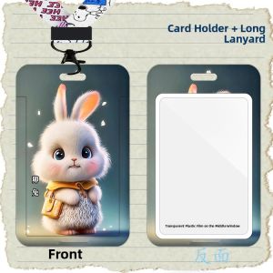Cute Cartoon Zodiac Card Holder for Students Campus Access Control Metro Bus ID Card Work Badge Holder ABS Material