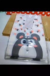 ถุงหูกระต่าย ถุงผูกหูกระต่าย ถุงสำหรับใส่ขนม ขนาด 22 x 13.5 ซม. ซม. (บรรจุ 47-50 ใบ)