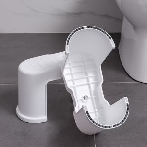 สตูลวางเท้าในห้องน้ําแบบวางซ้อนกันได้สองชุดเพิ่มความสบายของคุณ สตูลขั้นบันไดเสริมห้องน้ําแบบไม่ลื่น